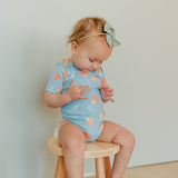 Short Sleeve Bodysuit - Clementine