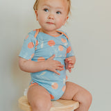 Short Sleeve Bodysuit - Clementine