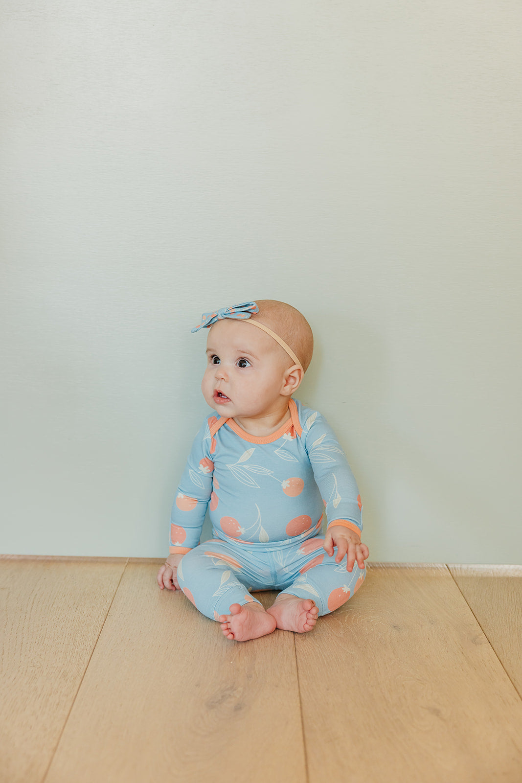 Long Sleeve Bodysuit - Clementine