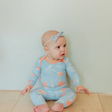 Ribbon Baby Bow - Clementine
