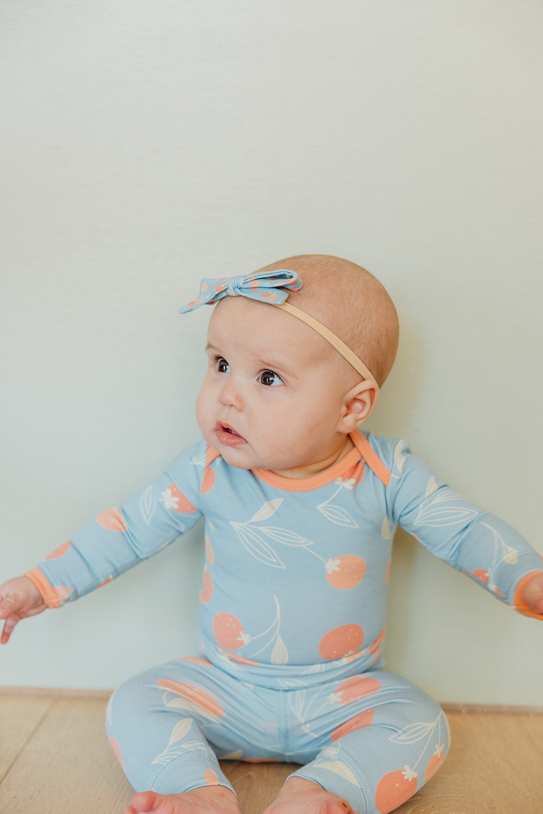 Long Sleeve Bodysuit - Clementine