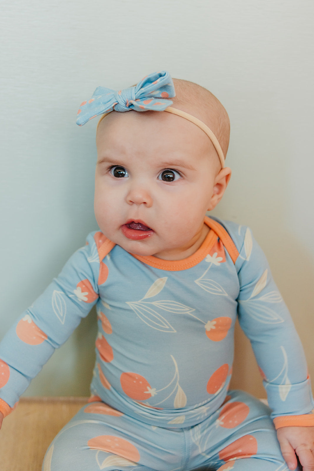 Long Sleeve Bodysuit - Clementine