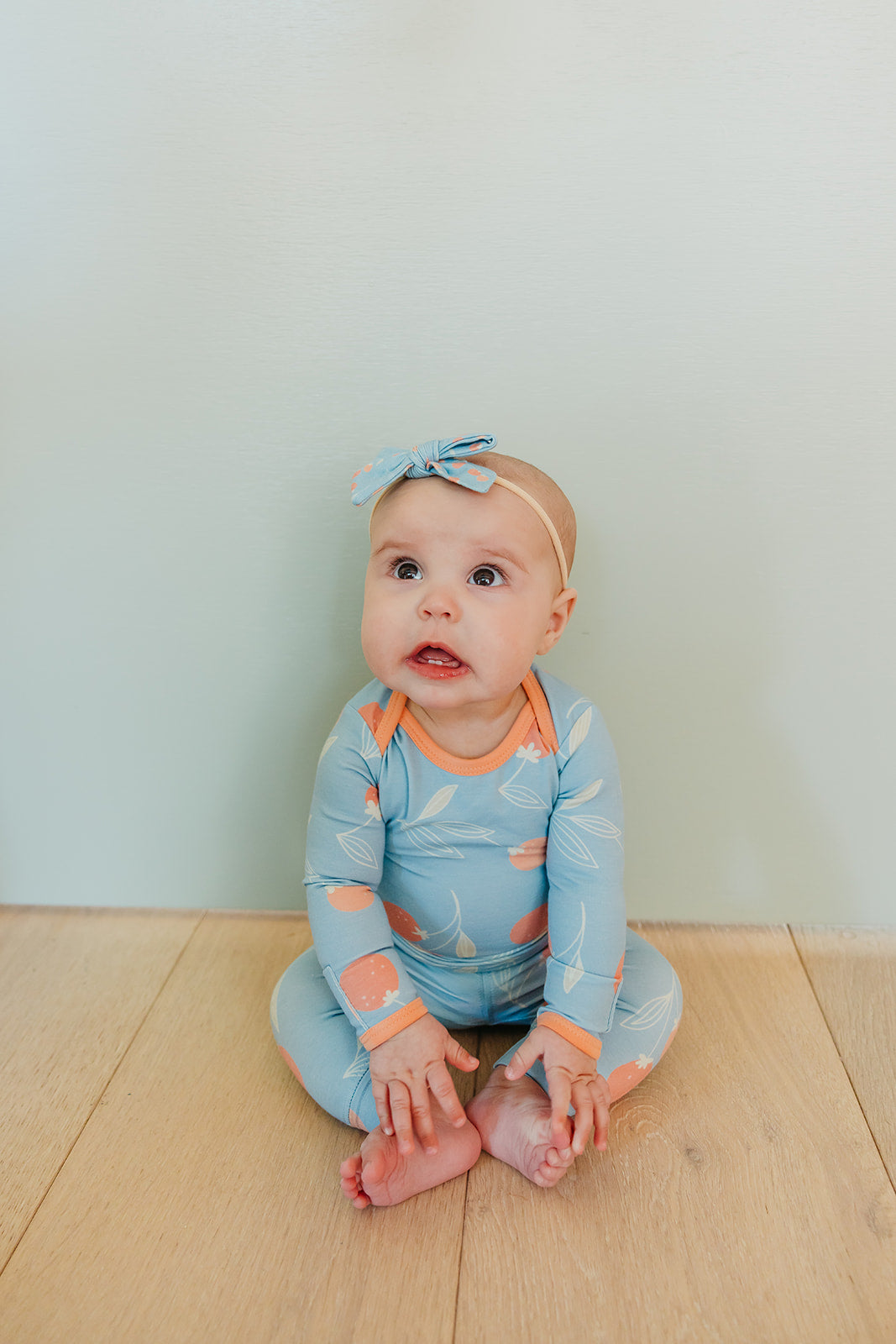 Long Sleeve Bodysuit - Clementine