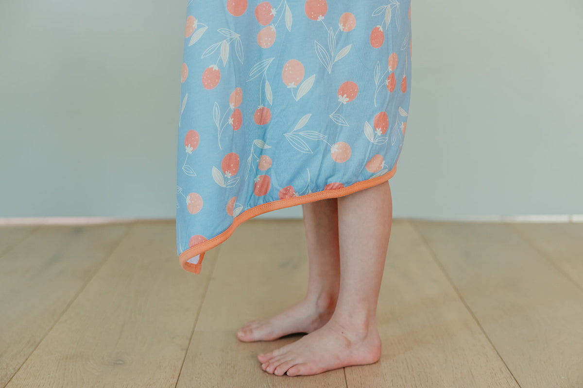 Premium Big Kid Hooded Towel - Clementine