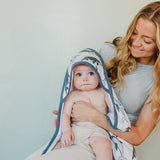 Premium Baby Knit Hooded Towel - Cove
