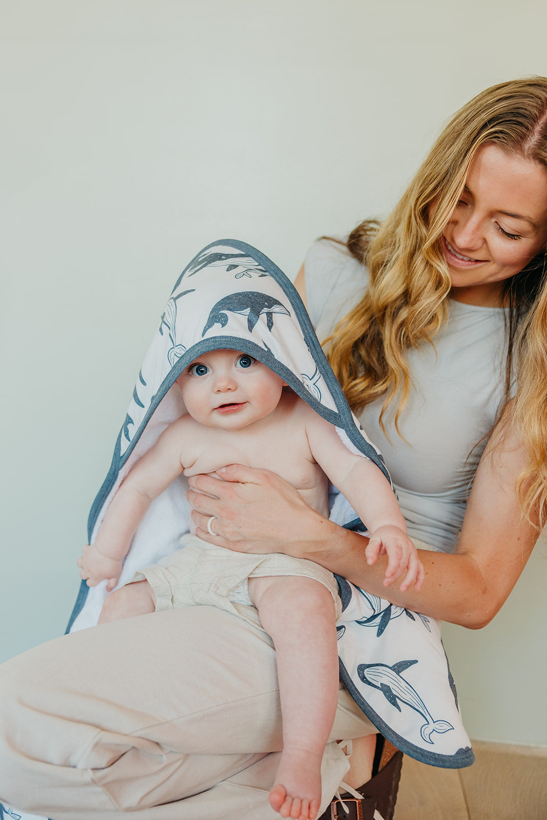 Premium Baby Knit Hooded Towel - Cove