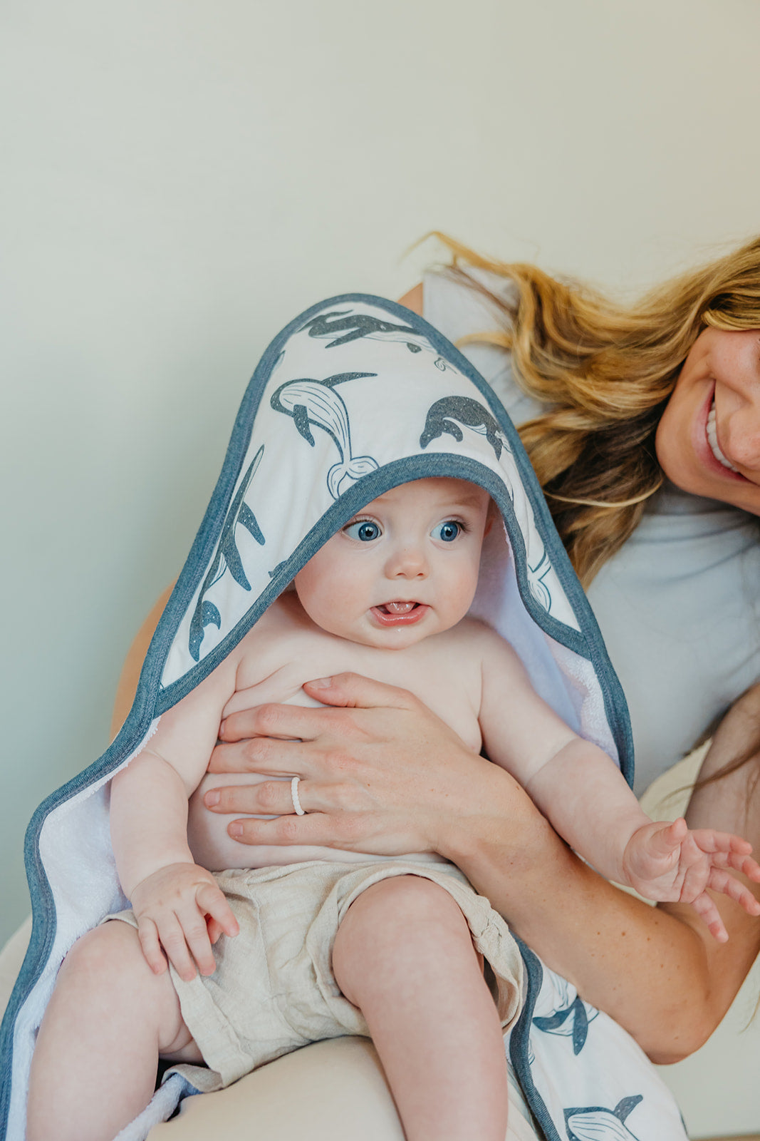 Premium Baby Knit Hooded Towel - Cove