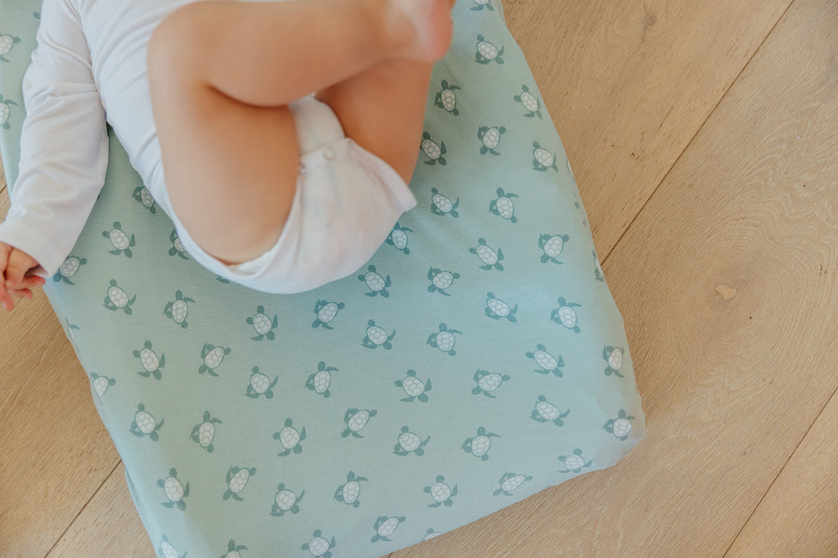 Premium Knit Diaper Changing Pad Cover - Wade