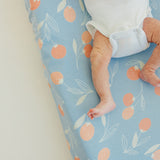 Premium Knit Diaper Changing Pad Cover - Clementine