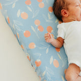 Premium Knit Diaper Changing Pad Cover - Clementine