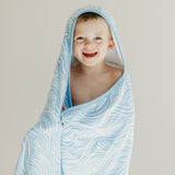 Premium Big Kid Hooded Towel - Surf