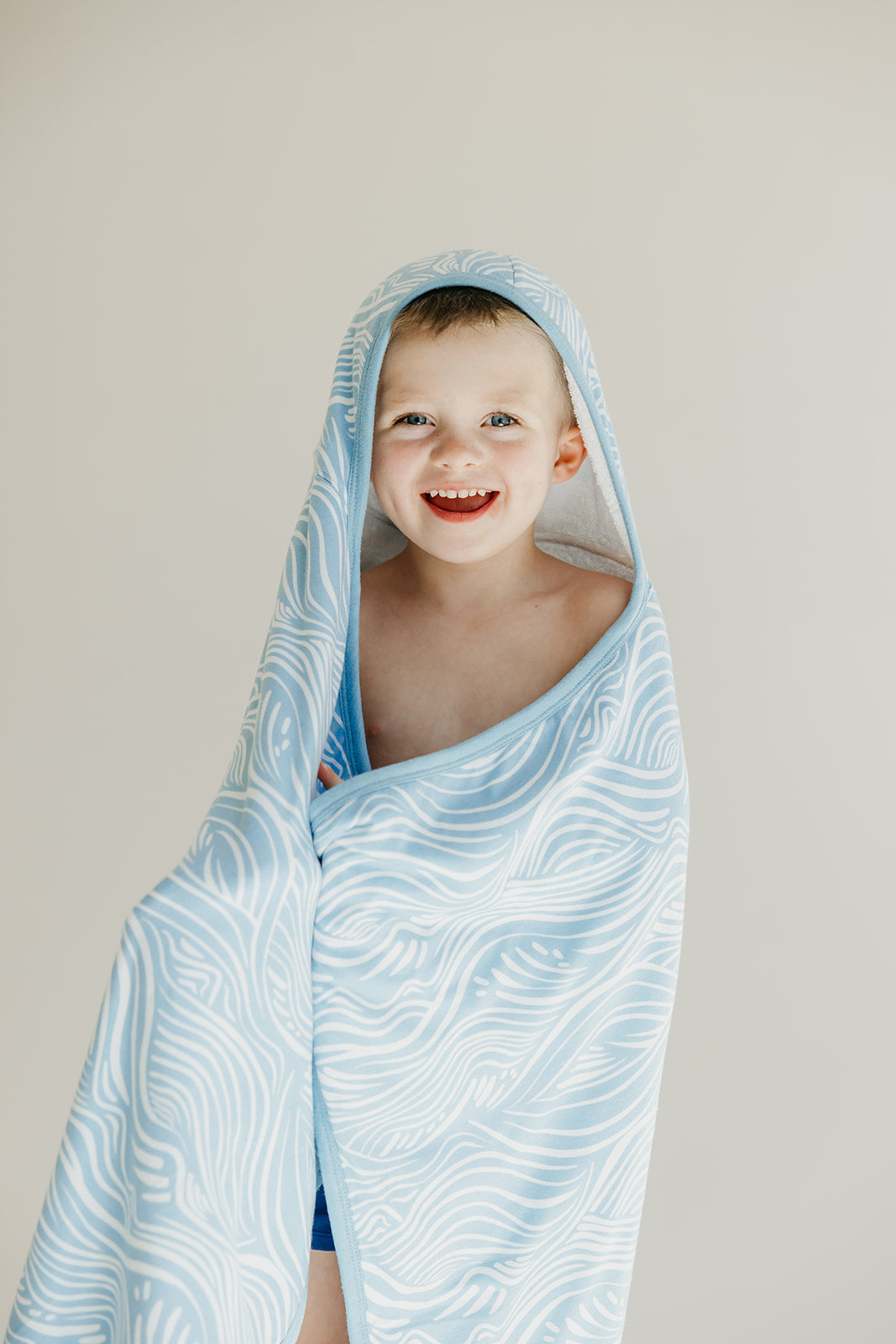 Premium Big Kid Hooded Towel - Surf