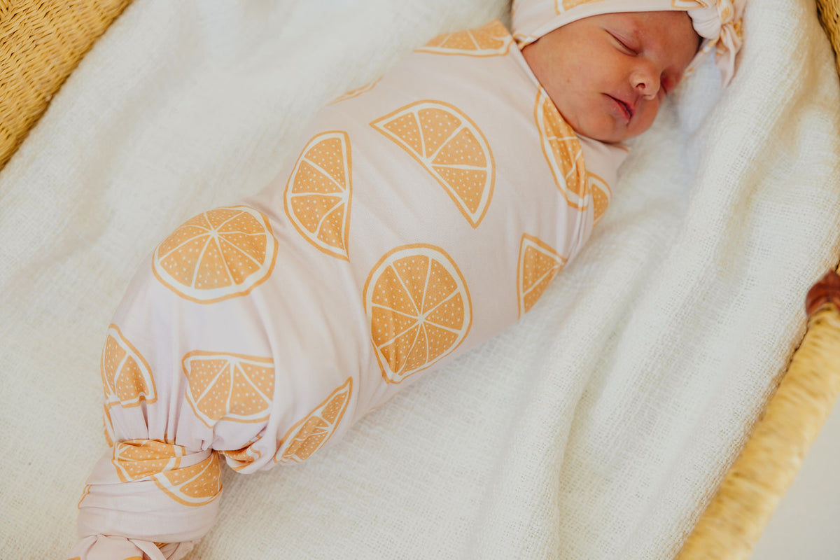 Knit Swaddle Blanket - Cutie