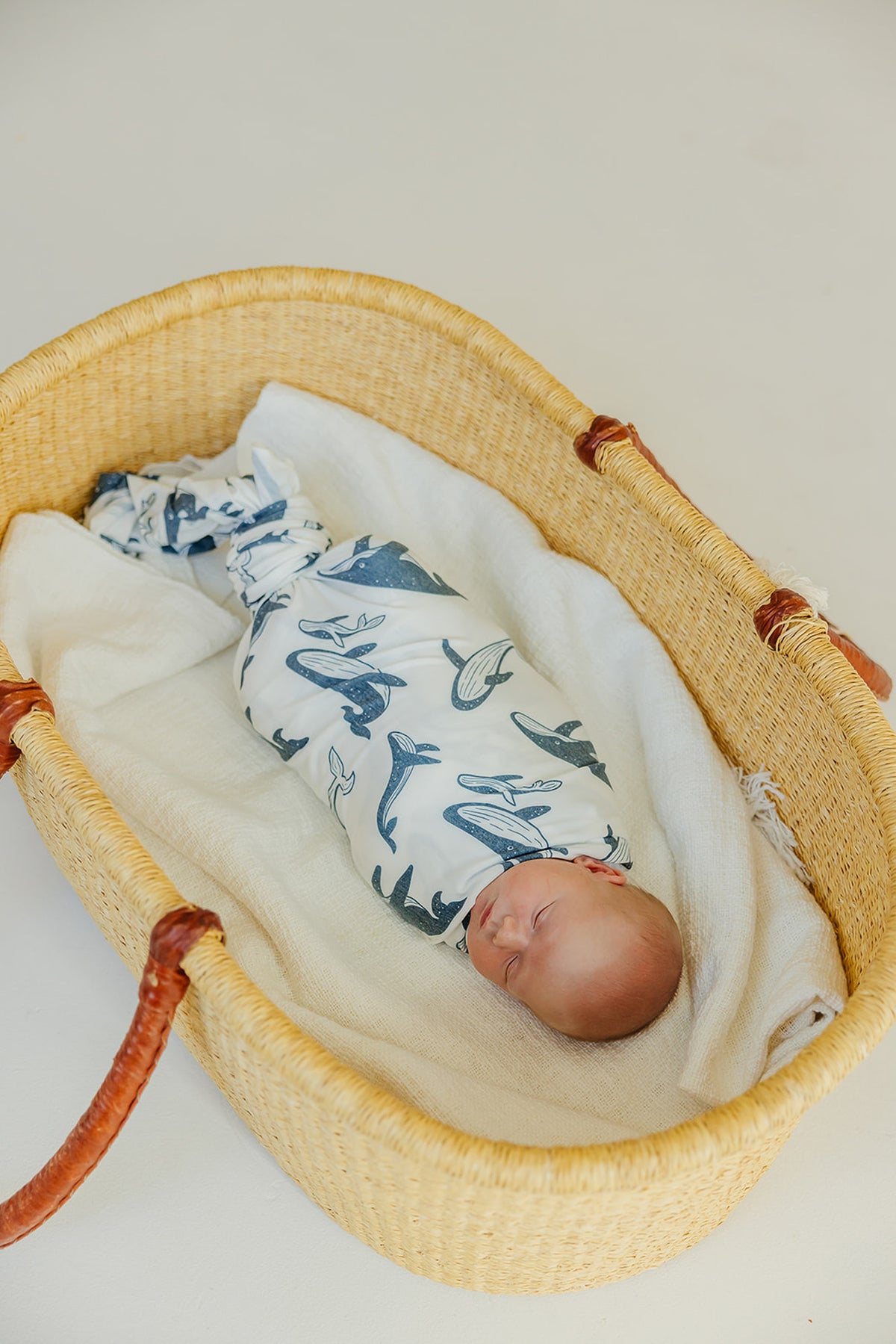 Knit Swaddle Blanket - Cove