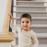 2pc Rib Knit Long Sleeve Pajama Set - Moonstone