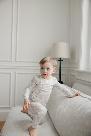 2pc Long Sleeve Pajama Set - Rad 2T | Copper Pearl