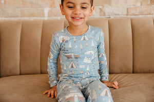 2pc Long Sleeve Pajama Set - Rad 2T | Copper Pearl