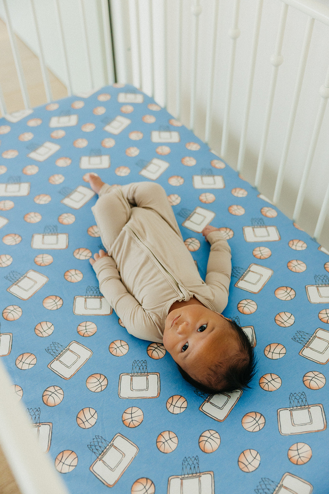 Premium Knit Fitted Crib Sheet - Dunk