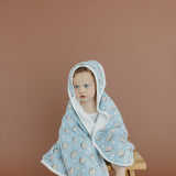 Premium Baby Knit Hooded Towel - S'mores