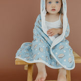 Premium Baby Knit Hooded Towel - S'mores