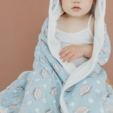 Premium Baby Knit Hooded Towel - S'mores