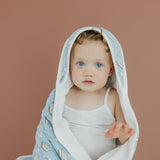 Premium Baby Knit Hooded Towel - S'mores
