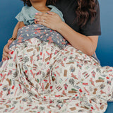 Three-Layer Jumbo Quilt - A Christmas Story