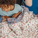 Three-Layer Jumbo Quilt - A Christmas Story