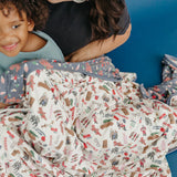 Three-Layer Jumbo Quilt - A Christmas Story