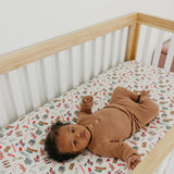 Premium Knit Fitted Crib Sheet - A Christmas Story