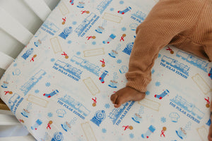 Sheets & Giggles Waterproof Crib Sheet, Polar Bear