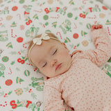 Premium Knit Fitted Crib Sheet - Elf