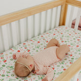 Premium Knit Fitted Crib Sheet - Elf