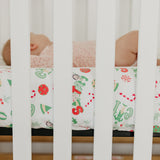 Premium Knit Fitted Crib Sheet - Elf