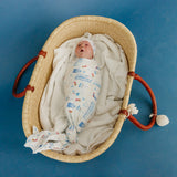 Knit Swaddle Blanket - The Polar Express