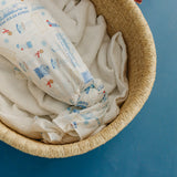 Knit Swaddle Blanket - The Polar Express