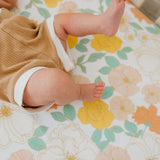 Premium Knit Fitted Crib Sheet - Rose