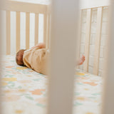 Premium Knit Fitted Crib Sheet - Rose