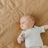 Short Sleeve Bodysuit - Oat