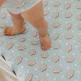 Premium Knit Fitted Crib Sheet - S'mores