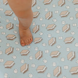 Premium Knit Fitted Crib Sheet - S'mores