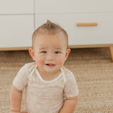 Short Sleeve Bodysuit - Sandy