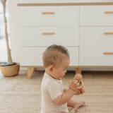 Short Sleeve Bodysuit - Sandy