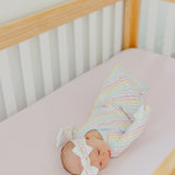 Knit Headband Bow - Lucky