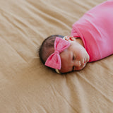 Bowtie Baby Bow - Flamingo