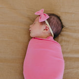 Bowtie Baby Bow - Flamingo
