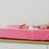 Premium Knit Diaper Changing Pad Cover - Flamingo