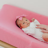 Premium Knit Diaper Changing Pad Cover - Flamingo