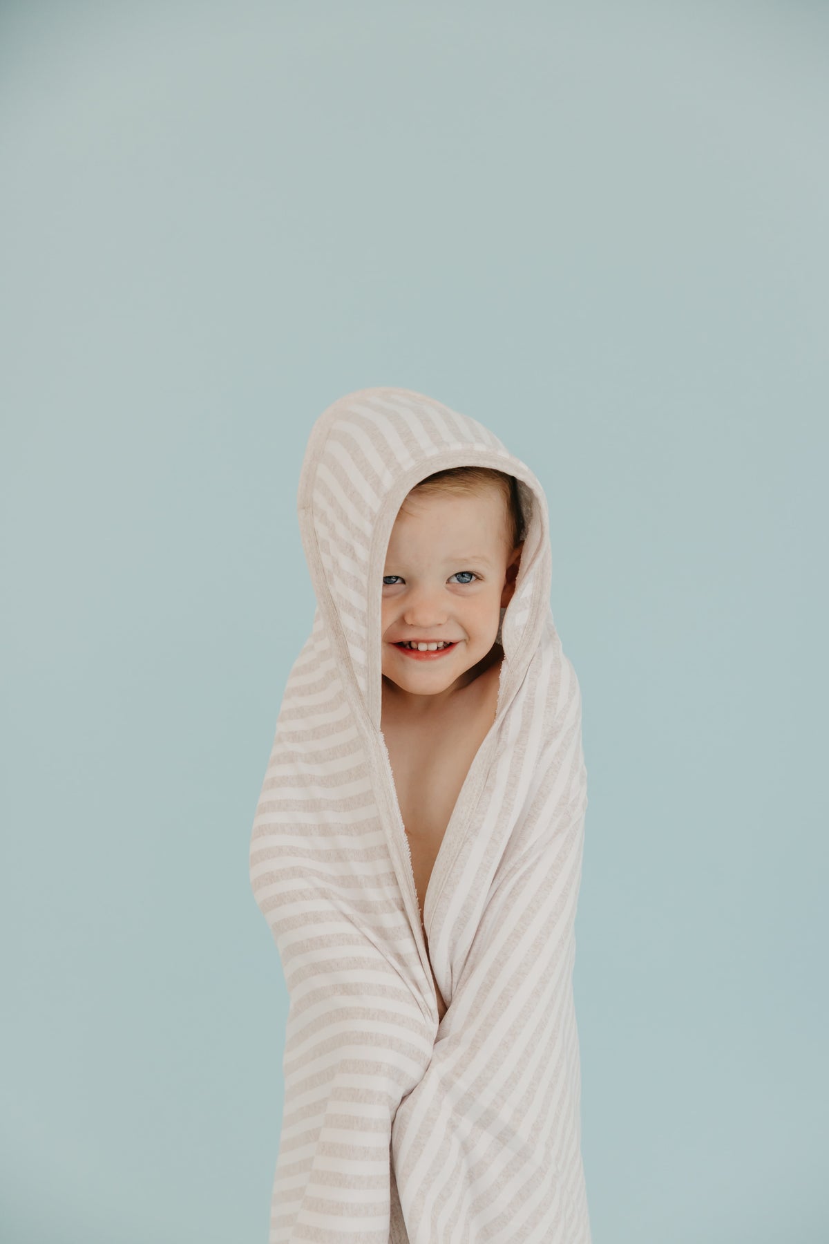 Premium Baby Knit Hooded Towel - Coastal