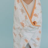 Premium Baby Knit Hooded Towel - Tide